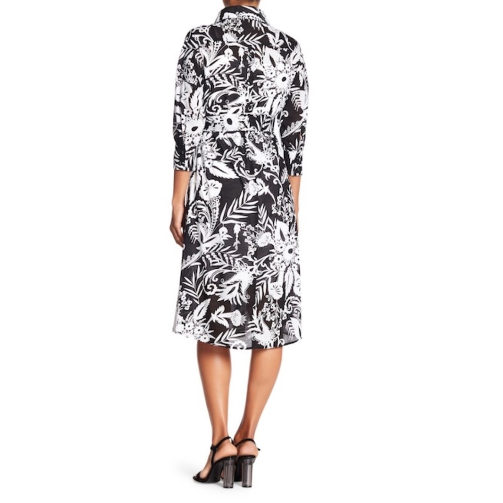 Eva Franco Matilda Black/White Floral Dress - Picture 2 of 5